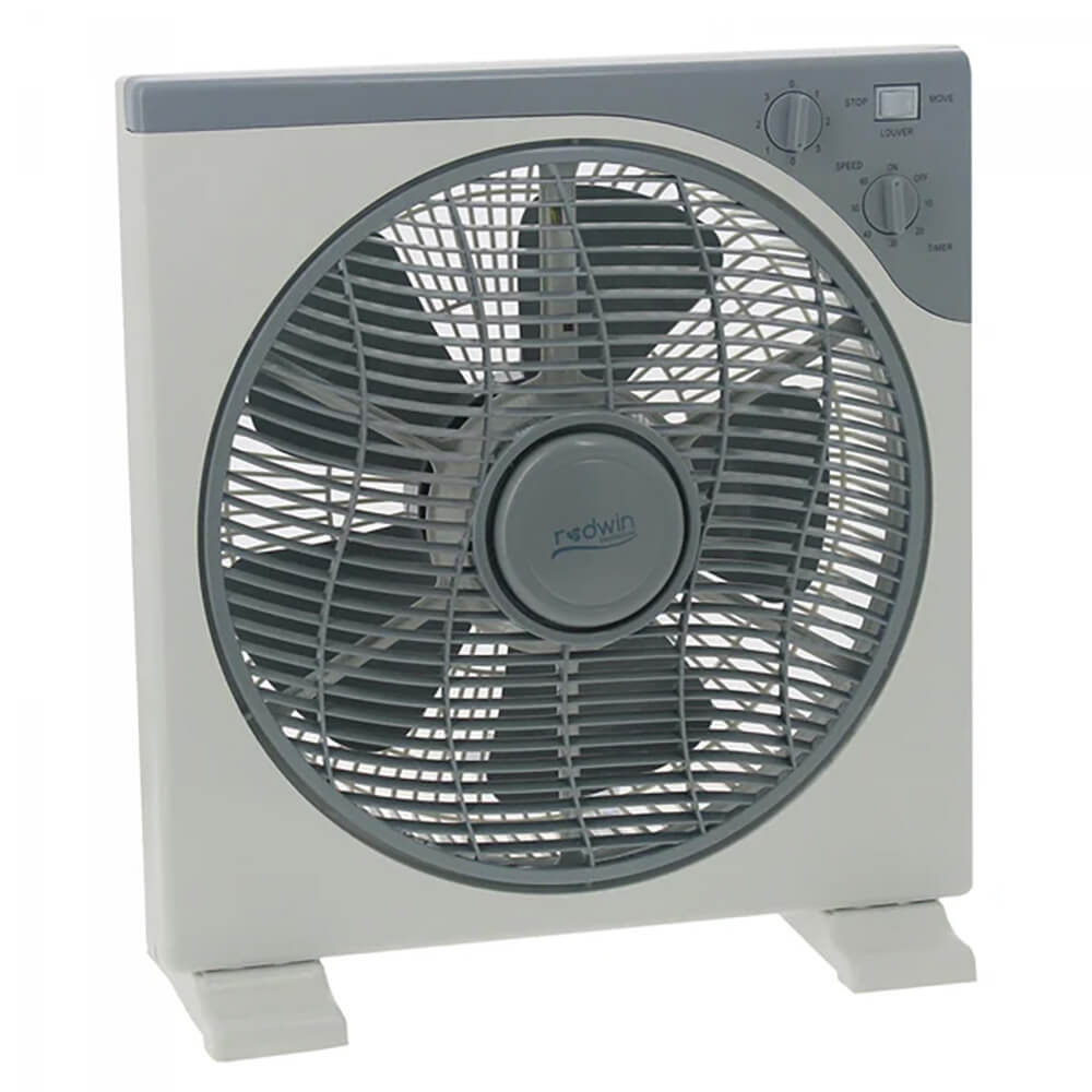 Rodwin FlatFan Boxventilator 50 W oszilierend mit 3-Stufenschalter und Timer Growversand Rodwin 45W oszillierender Ventilator
