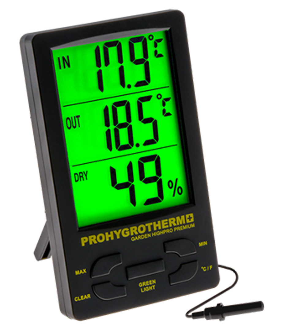 Garden Highpro Thermo-Hygrometer Pro Growversand garden highpro thermo hygrometer pro