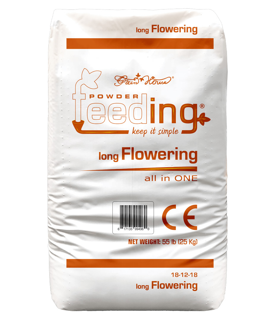 Green House Feeding (Powder Feeding) Long Flowering 25 kg Growversand powderfeeding longflowering vorne 25kg