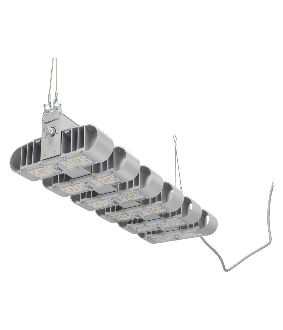 Prima Klima Lucilu Shuttle 6 LED 240 W dimmbar - Silver Growversand primaklima shuttle LED silber dimmbar unten