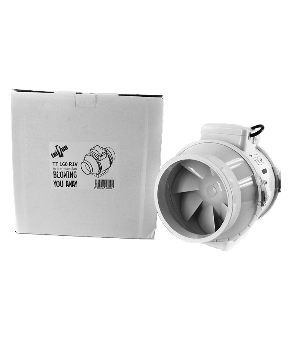 Growversand taifun 2speed inline ventilator 405 520m³h 160mm verpackung