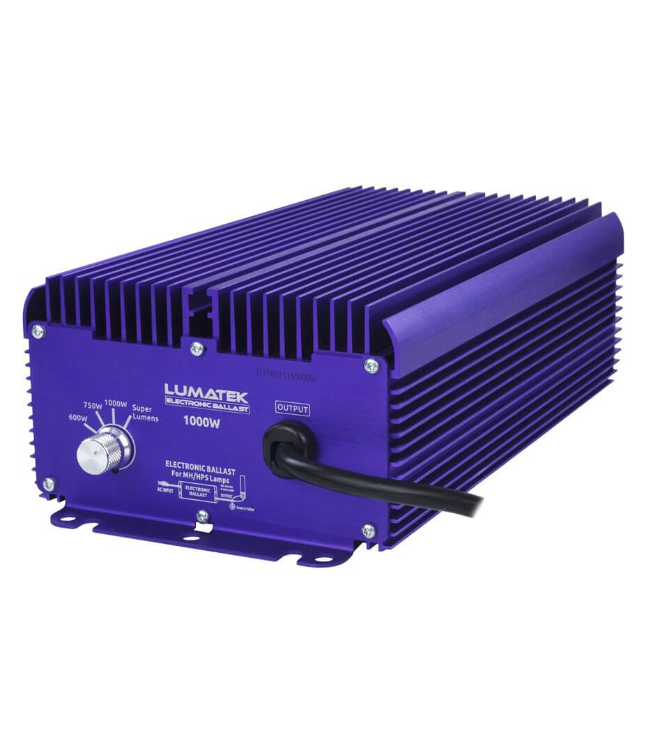 Lumatek Digitales Vorschaltgerät 1000 W 240 V regelbar growversand lumatec digital ballast 250V
