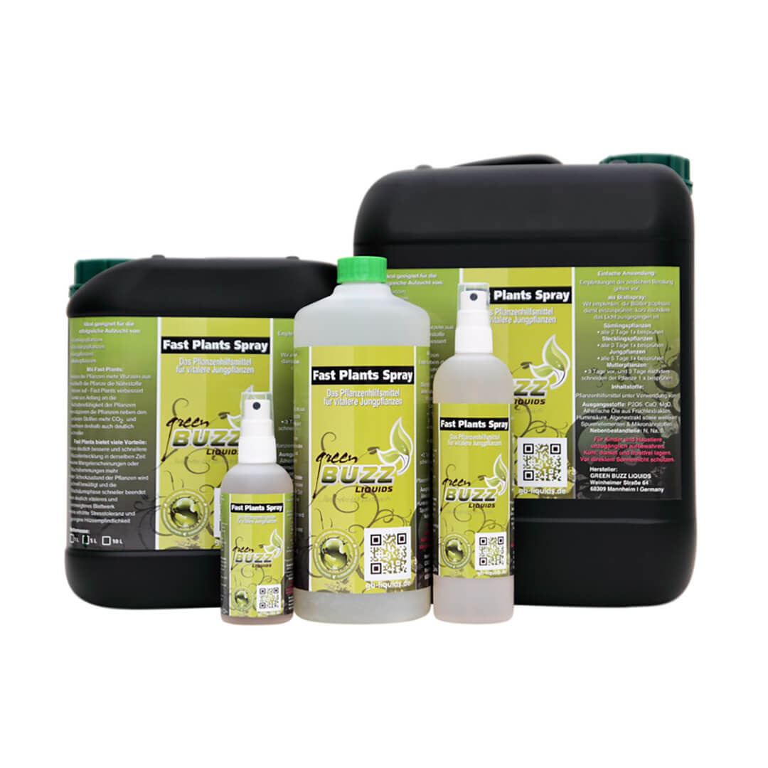 GreenBuzz Liquids Fast Plants Spray Gesamt