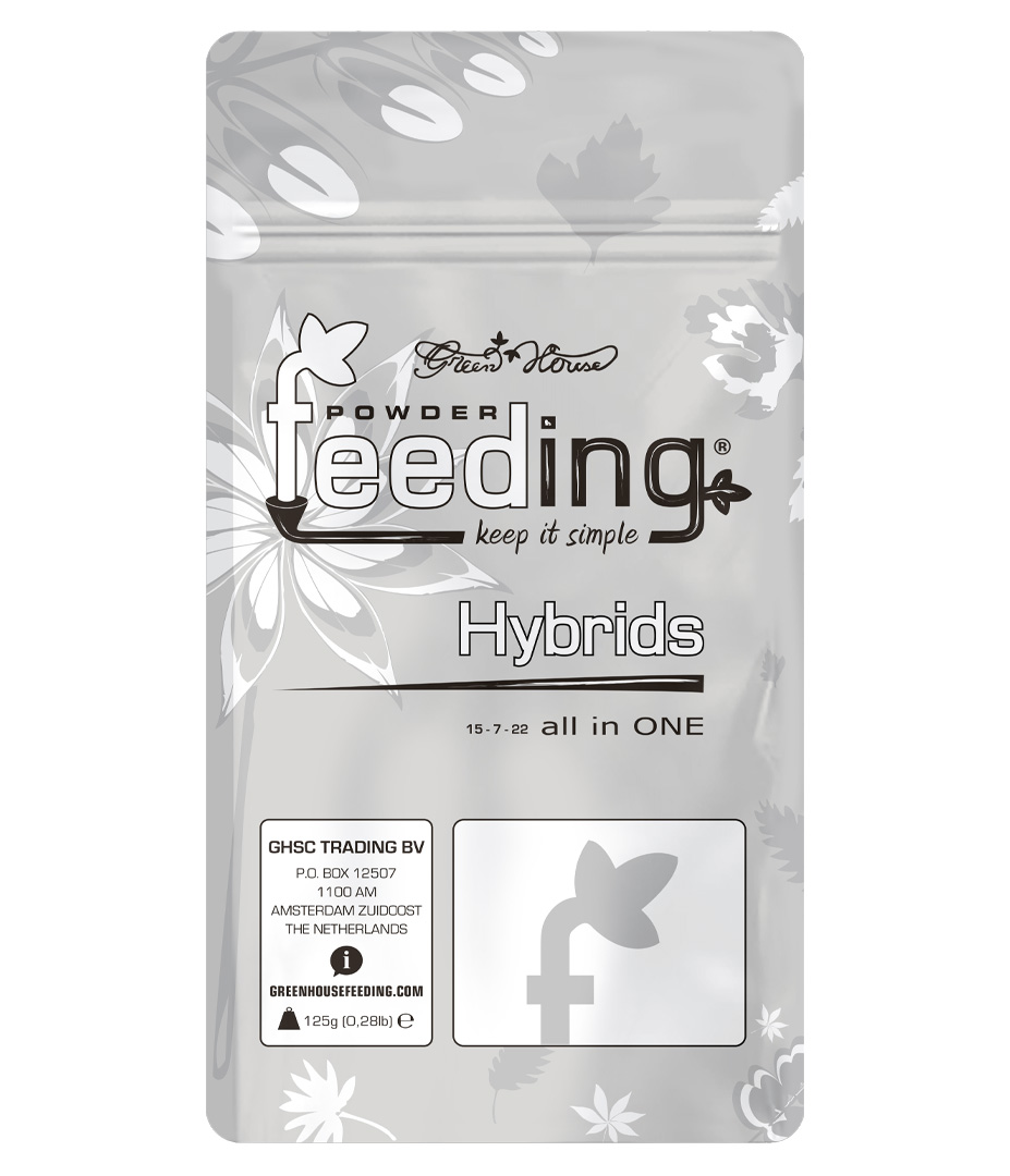 Green House Feeding (Powder Feeding) Hybrid 125 g Growversand powderfeeding hybrids vorne 125g