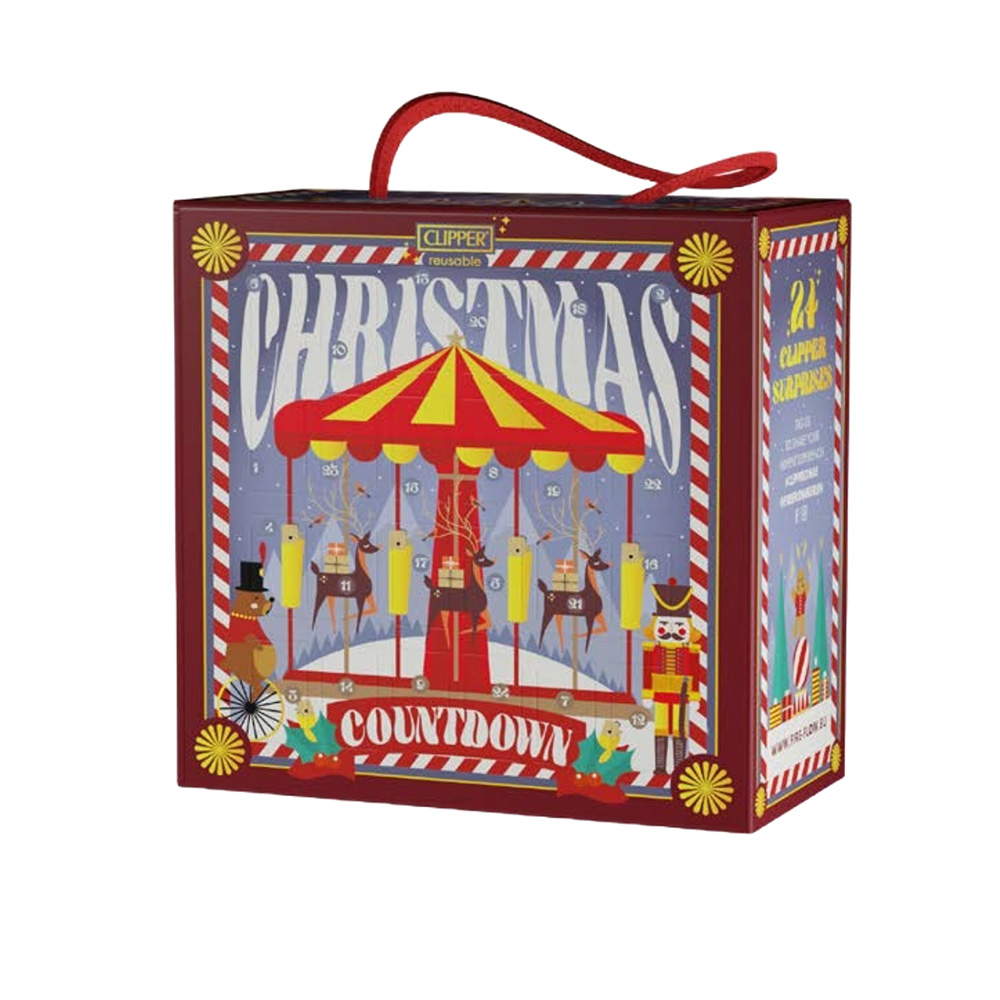 Clipper Adventskalender 2024: 24 Tage Feuerzeug-Magie für dein 420-Abenteuer Growversand Clipper Adventskalender