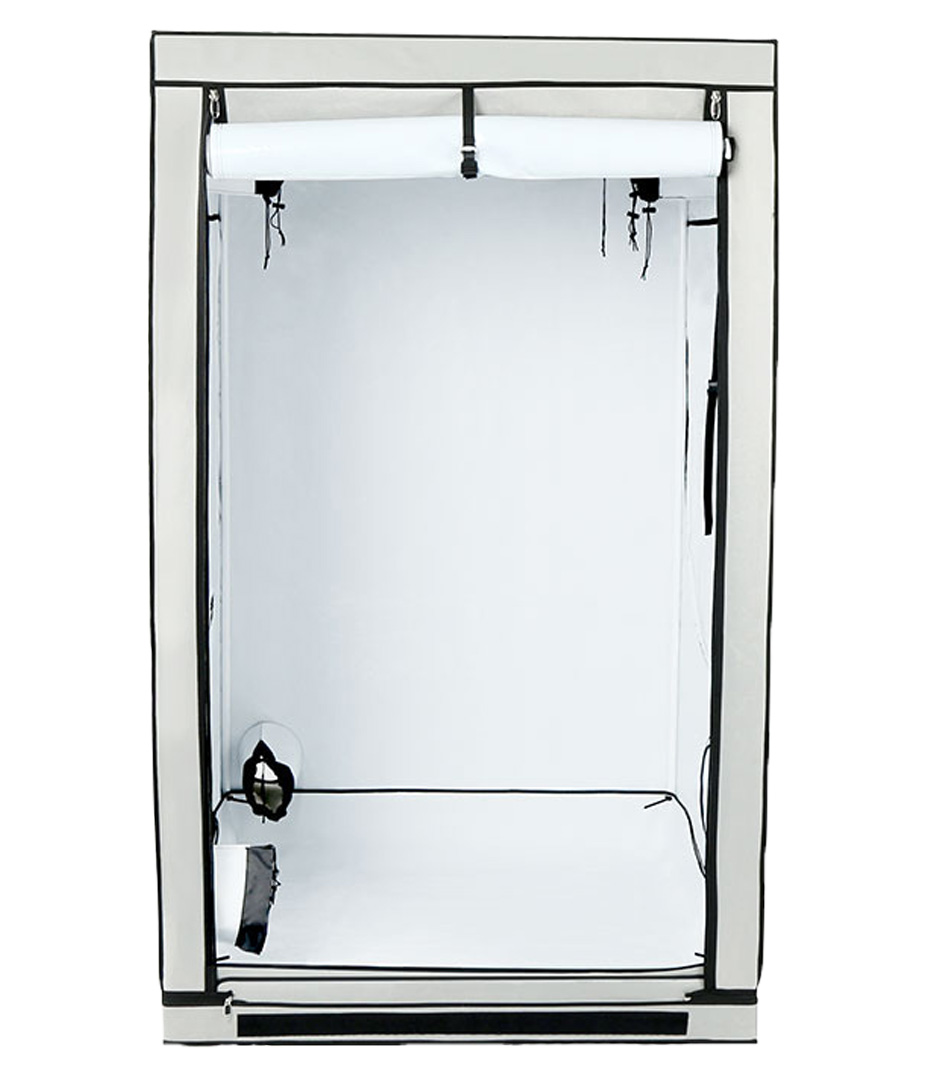 Homebox Ambient Q120 (120 x 120 x 200 cm/1,44 m²) PAR+ Growversand homebox q120 gerade offen