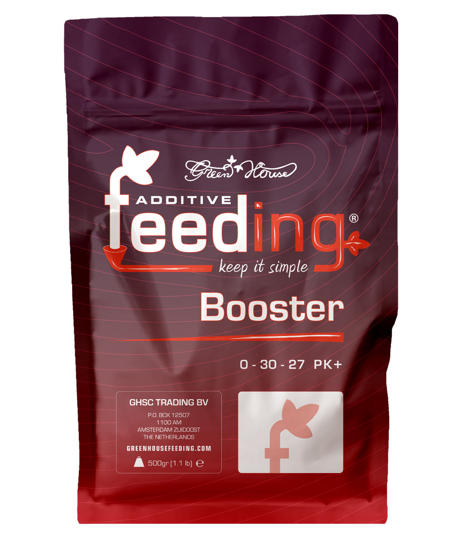 Green House Feeding (Additive Feeding) Booster 500 g Growversand powderfeeding booster vorne 500g