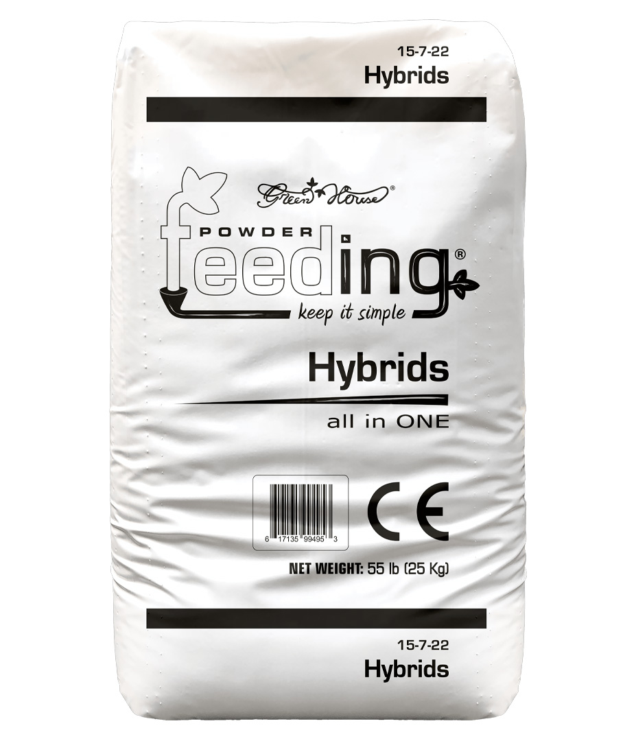 Green House Feeding (Powder Feeding) Hybrid 25 kg Growversand powderfeeding hybrids vorne 25kg