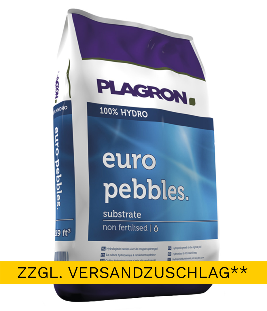 Growversand plagron euro pebbles 45l zuschlag