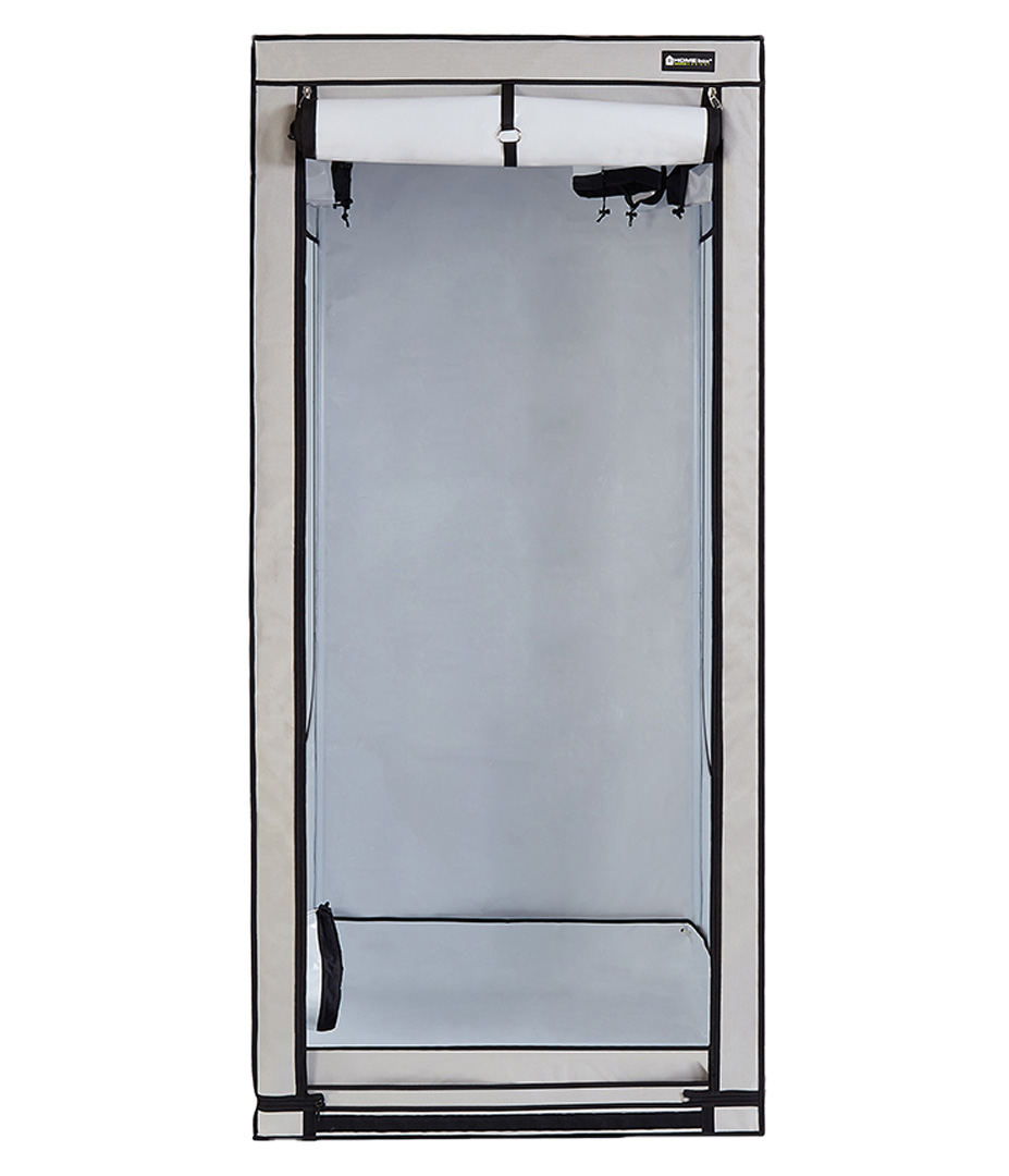Homebox Ambient Q100+ (100 x 100 x 220 cm/1 m²) PAR+ Growversand homebox q100+ gerade offen