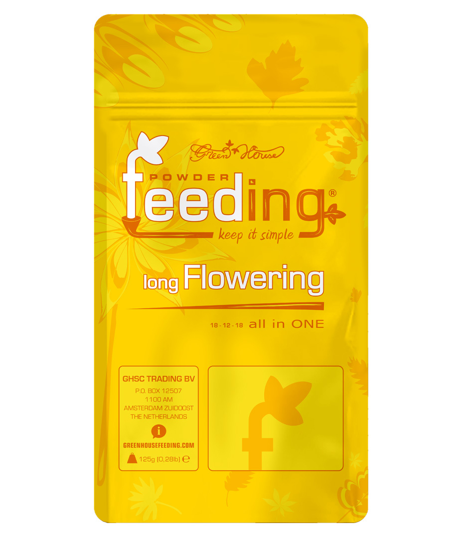 Green House Feeding (Powder Feeding) Long Flowering 125 g Growversand powderfeeding longflowering vorne 125g
