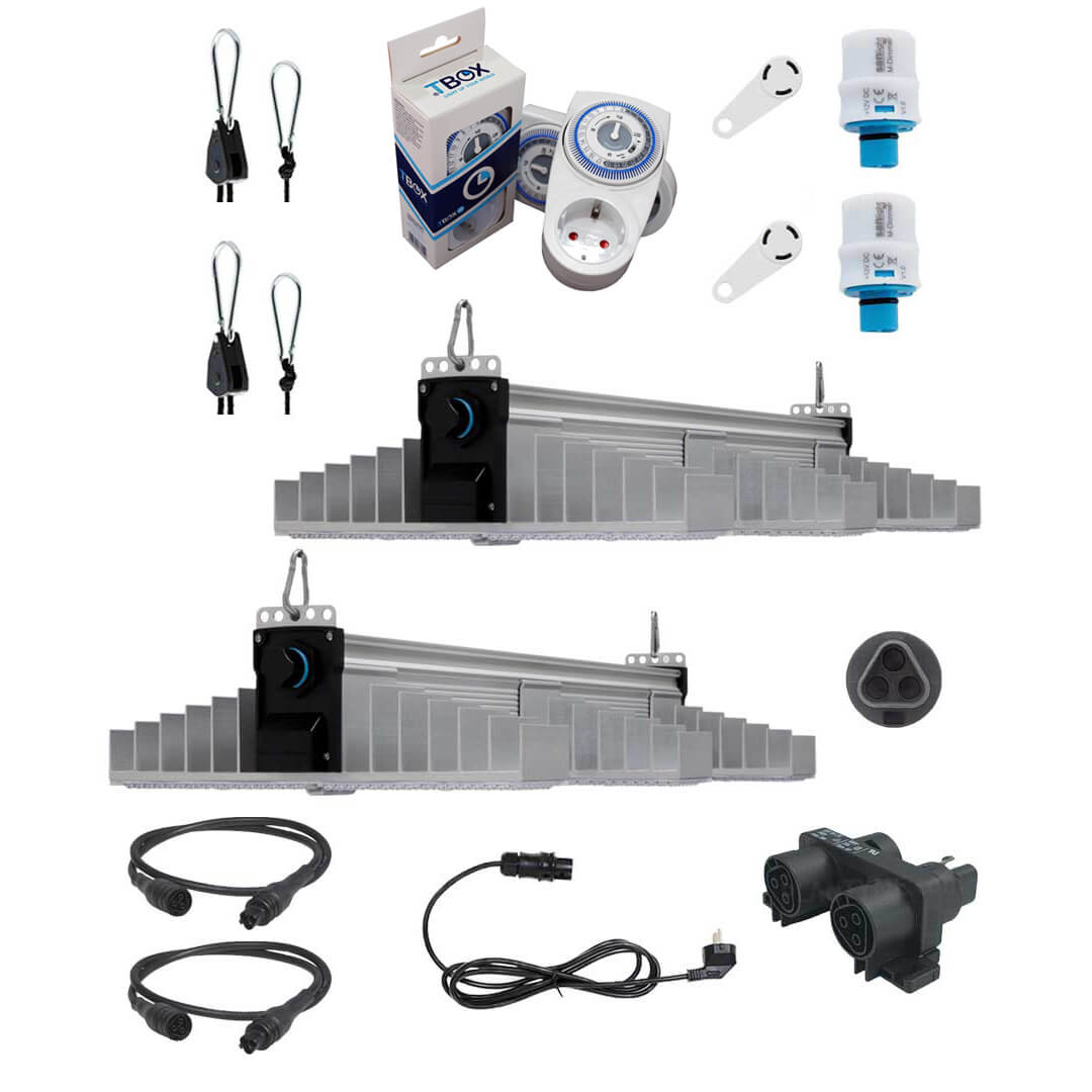 SANlight EVO 3-100 1.5 LED-Beleuchtungsset M (1 m²) ECO 2 x 200 W SANlight EVO 3-100 1.5 LED-Beleuchtungsset M (1 m²) ECO 2 x 200 W