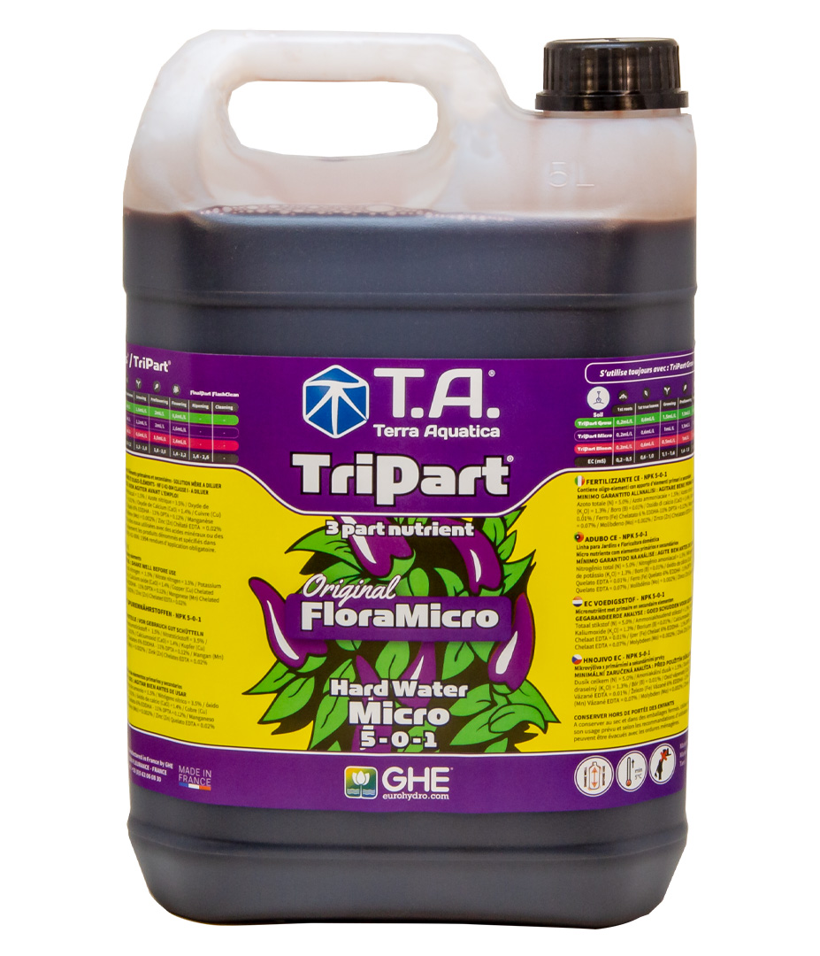Growversand terra-aquatica tripart floramicro hard 5l
