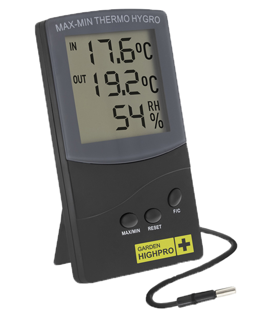 Garden Highpro Thermo-/Hygrometer Medium Growversand garden highpro thermo hygrometer medium