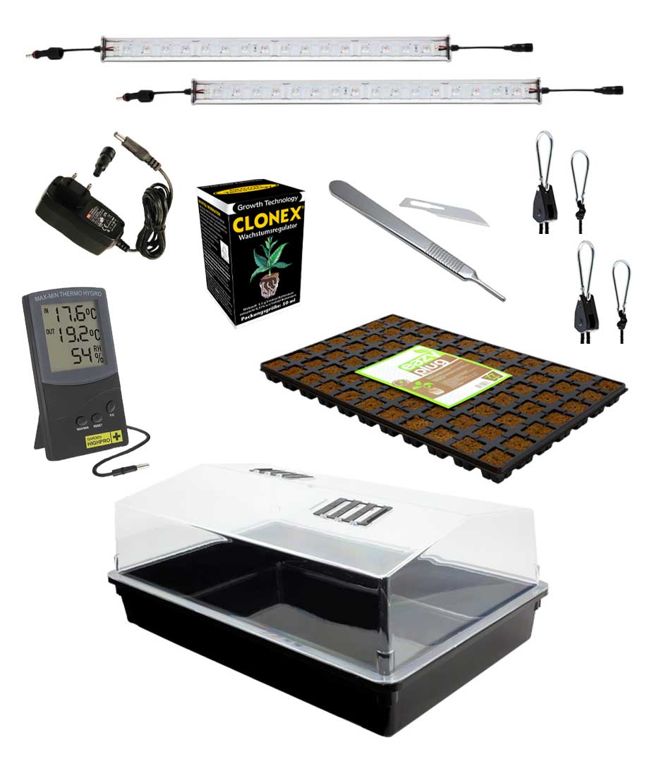 Anzuchtset L + Sanlight Flex für bis zu 77 Stecklinge Produktbilder Anzuchtset L Sanlight-Flex 77St