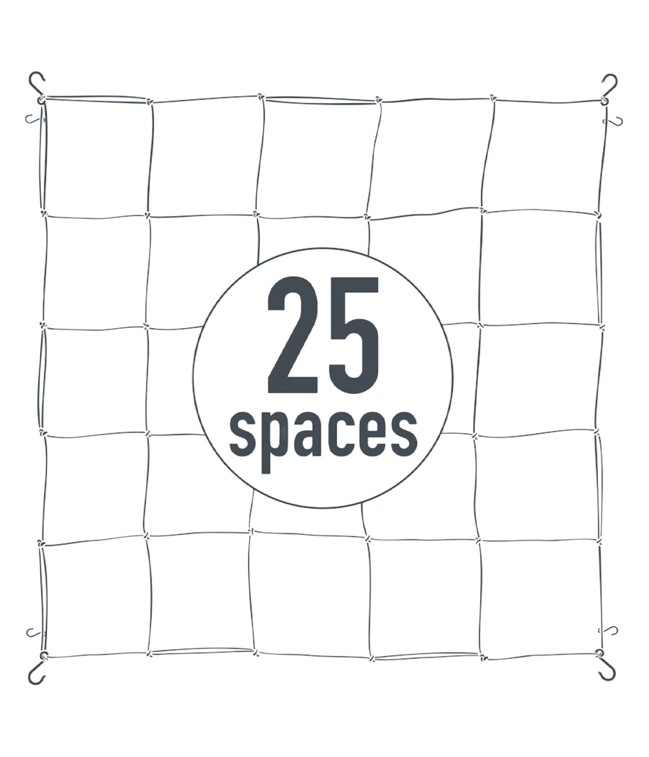 Growversand pflanznetze GHP ProNet-25 Felder