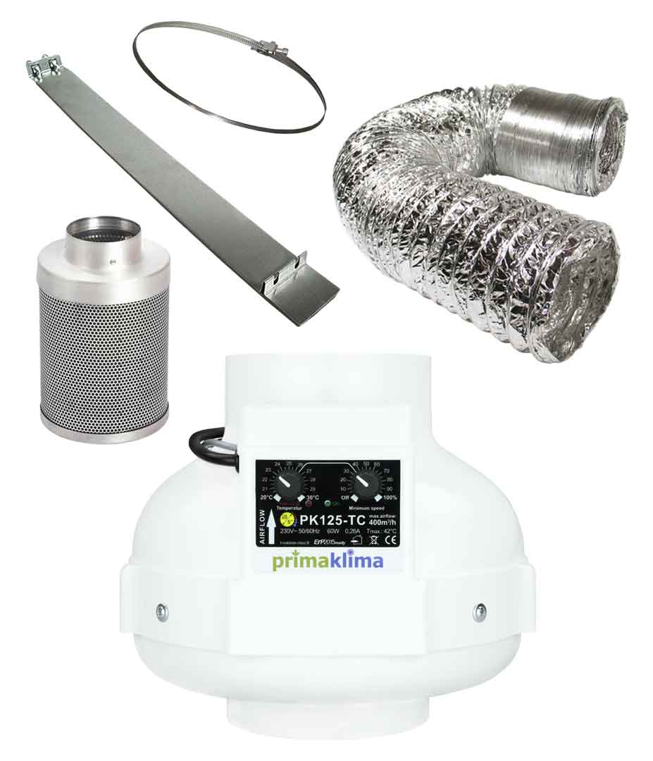 Abluftset M 400 m³/h 125 mm + Temperatursteuerung Produktbilder Abluftset-M 400m3h 125mm temp