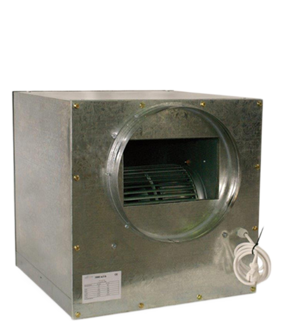 S-Vent Iso Absaugbox mit Radialventilator 1200 m³/h 250mm Growversand s vents absaugbox div. größen