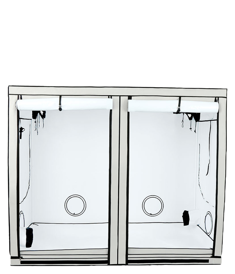 Homebox Ambient R240 (240 x 120 x 200 cm/2,88 m²) PAR+ Growversand homebox r240 gerade offen