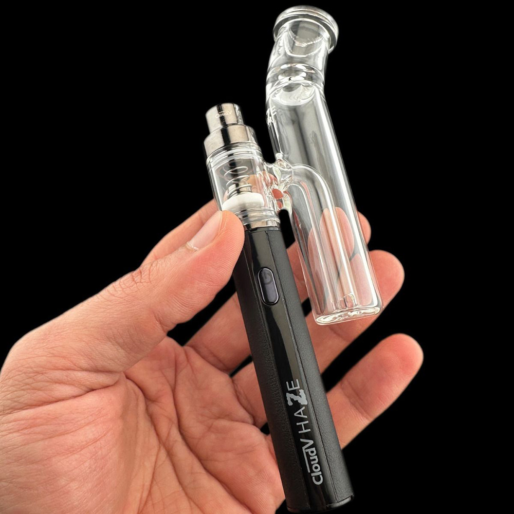 Cloud V Haze Premium Bundle - Flower Pen & Aqua Bubbler im Set - Schwarz Cloud V Haze Premium Bundle - Flower Pen & Aqua Bubbler im Set - Schwarz