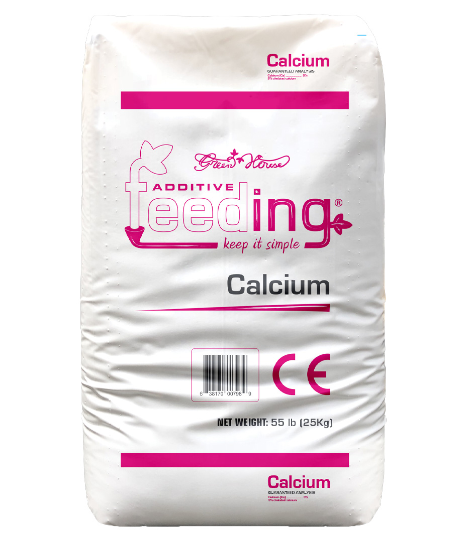 Green House Feeding (Additive Feeding) Calcium 25 kg Growversand powderfeeding calcium vorne 25kg