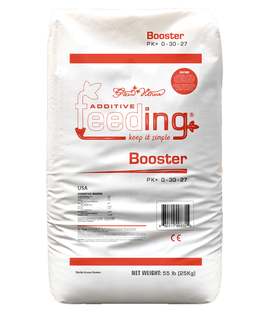 Green House Feeding (Additive Feeding) Booster 25 kg Growversand powderfeeding booster vorne 25kg
